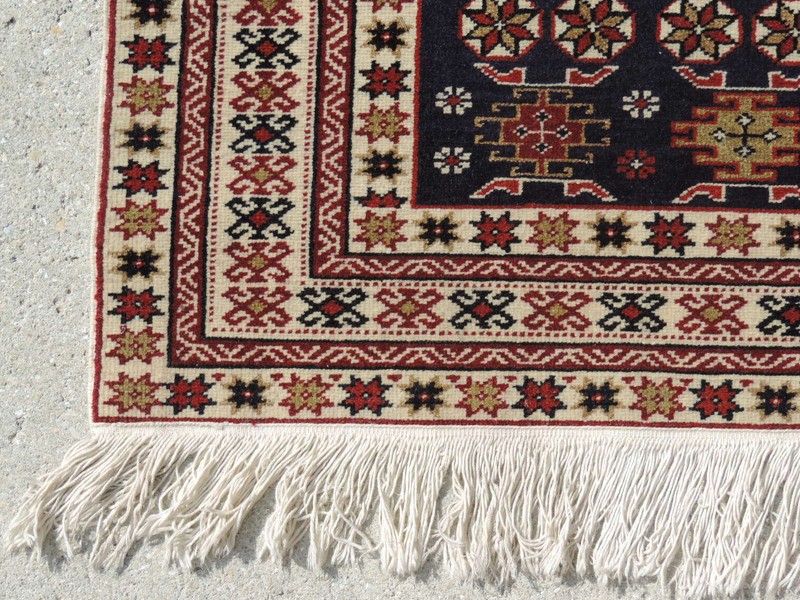 3x6ft. Handmade Caucasian Azerbaijan Wool Rug gallery