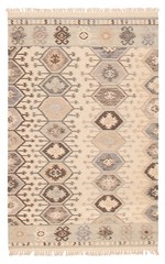 Vintage Hand Woven Area Rug 5’1″ x 8’2″ Traditional Wool Oriental Carpet