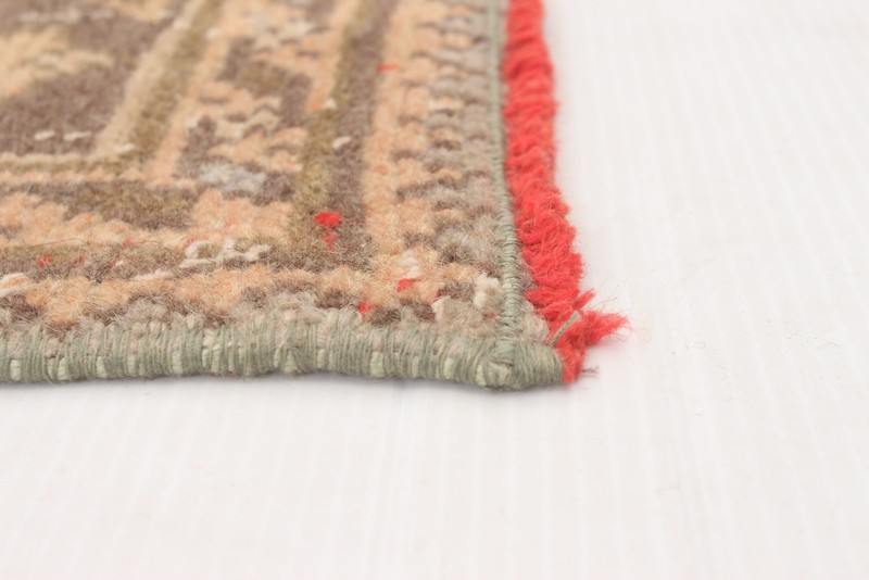 Vintage 4'6" x 11'10" Traditional Hand Knotted Vegetable Dye Wool Area Rug gallery