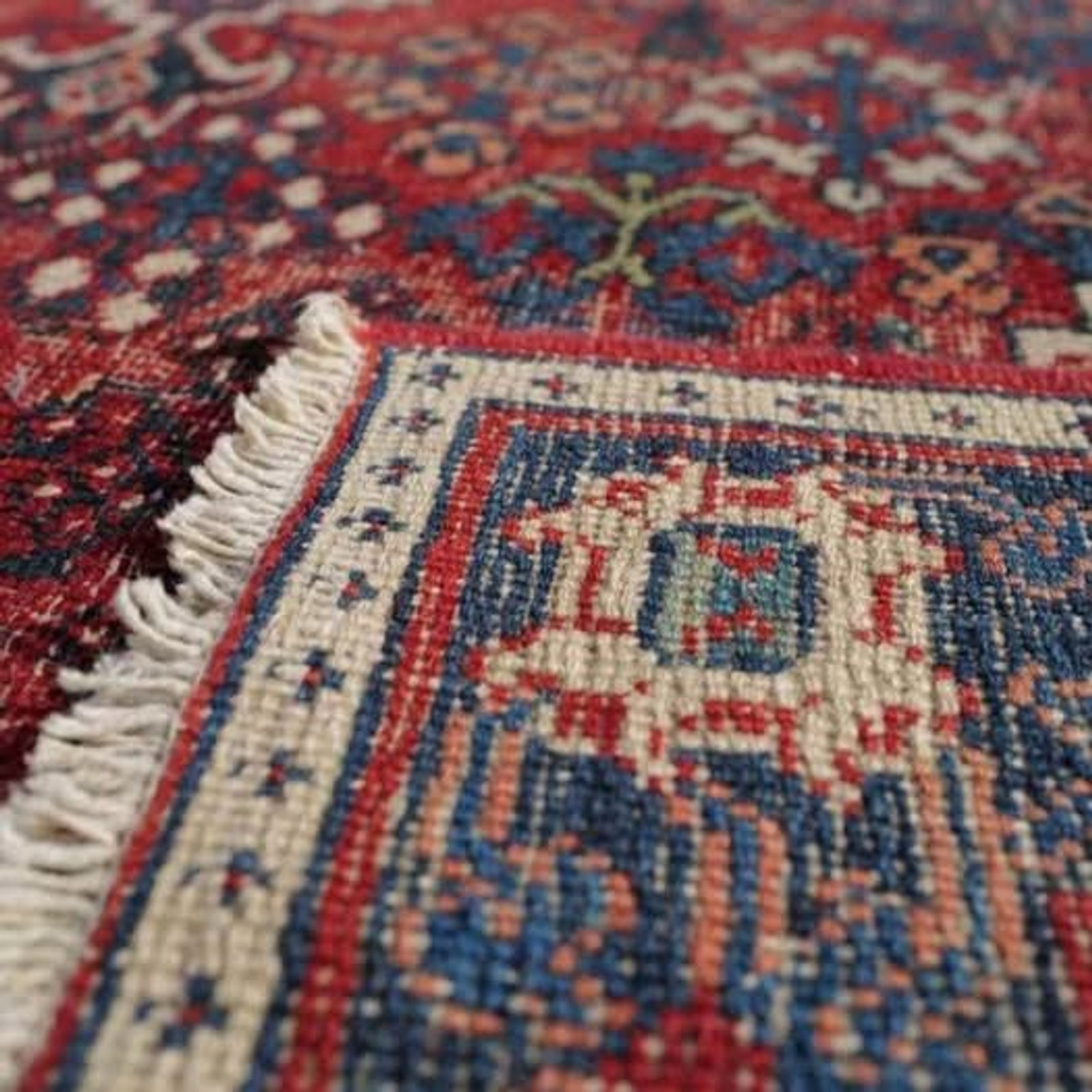 4’3 x 6’1 Antique Handknotted Wool Rug gallery