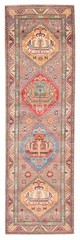 2’8″ x 8’11” Vintage Hand-knotted Runner Rug Traditional Oriental Wool Carpet
