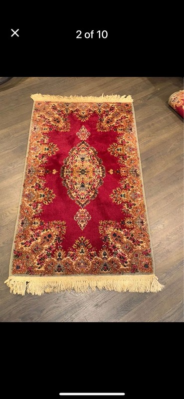 Vintage 3 X 5 Wool Karastan Kirman Rug Excellent Condition gallery
