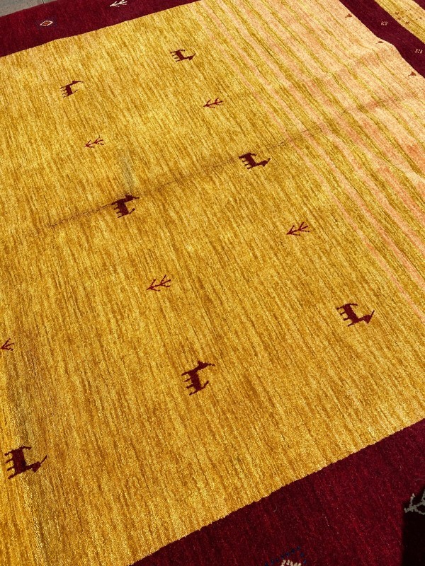 Fine Quality Handmade Nepalese Tibetan Area Rug 5'x8' Natural Dyes Wool Modern gallery