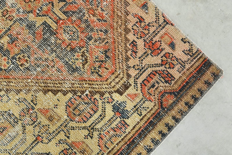 vintage small rug hand made oushak turkish runner rug 2x5 oriental carpet 893 gallery