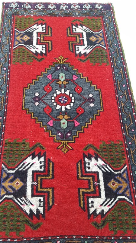 Multicolor Vintage Rug, Hand Knotted Decor Rug, Luxury Decor Rug, Natural Rug gallery