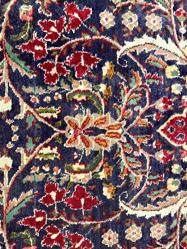 Antique Oriental Hand-Knotted Wool Area Rug Red/Ivory/Blue/Green 11'8" x 17'7" gallery