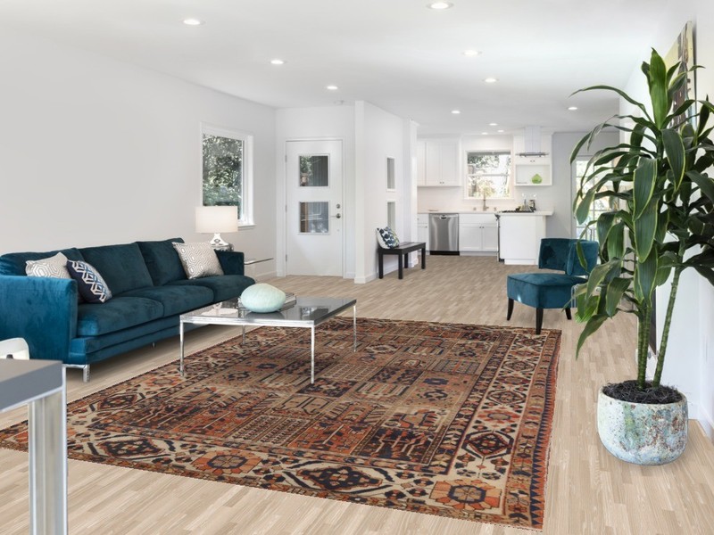 Garden Design Vintage Area Rug 7x10 Ft Hand-Knotted Tribal Oriental Wool Carpet gallery