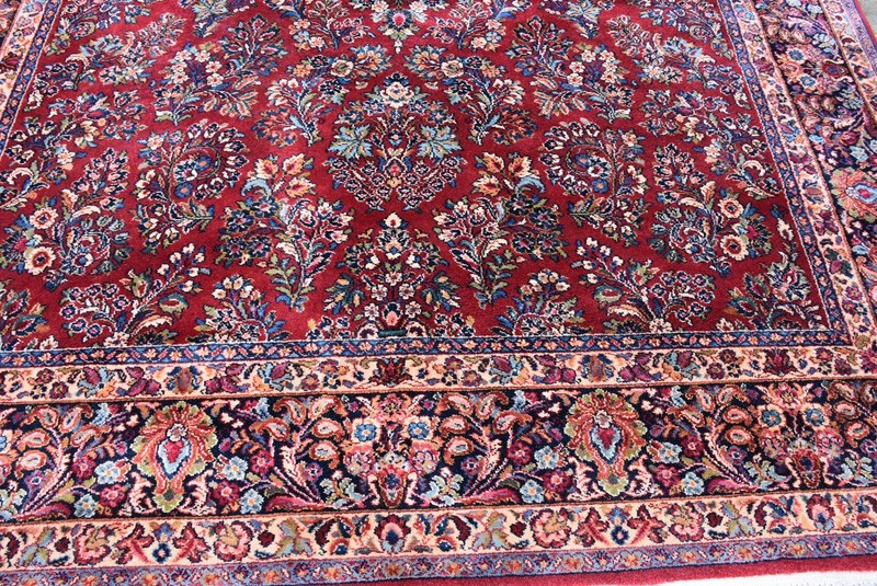 KARASTAN RUG 700 Series 785 RED SAROUK 8.8x10.6 Very Nice gallery