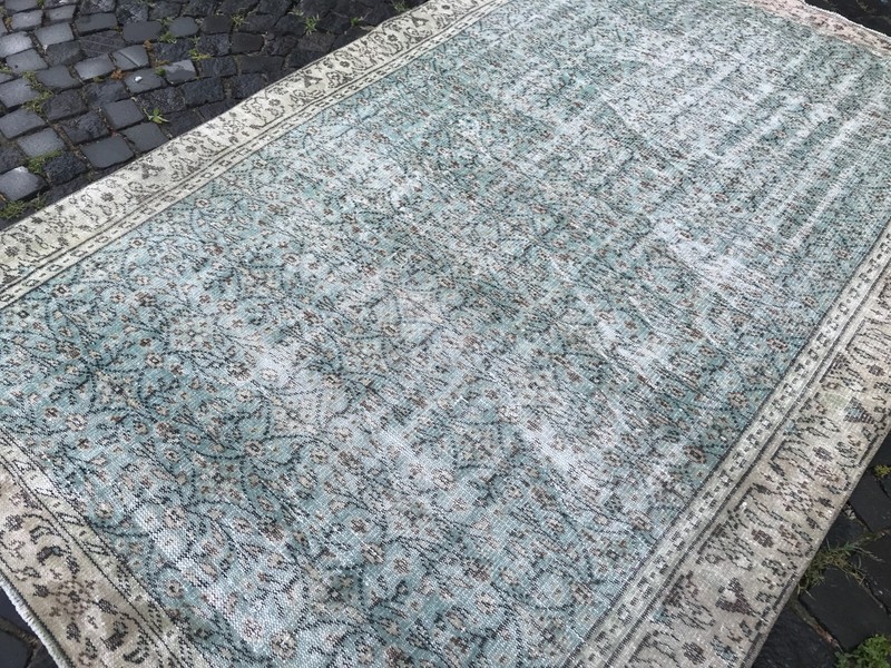 Handmade Rug Turkish Area Rug Vintage Rug Oushak Rug Antique Rug Bohemian Rug gallery