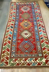 Antique Rare 1875 Caucasian Shirvan Karagashli 4x7ft