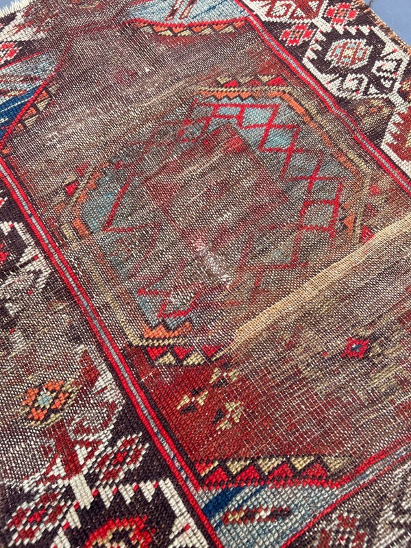 COLLECTORS' ITEM Stunning Antique kazak Caucasian 4TH QUARTER 19TH Century Rug gallery