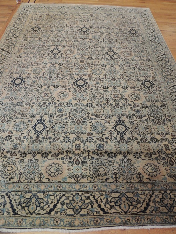 8x10, 8x11 Herize Oriental Area Rug wool Beige Blue Pink Salmon gallery