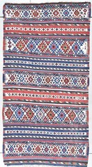 Antique Caucasian Kilim Oriental Rug 5’2” X 8’7” #8013
