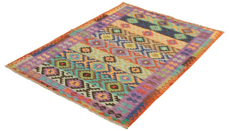Vintage Hand Woven Area Rug 5'7" x 7'10" Traditional Wool Oriental Carpet gallery