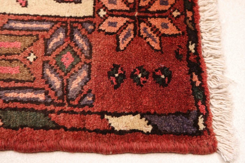 Vintage 3'7" x 6'9" Traditional Hand Knotted Vegetable Dye Wool Area Rug gallery