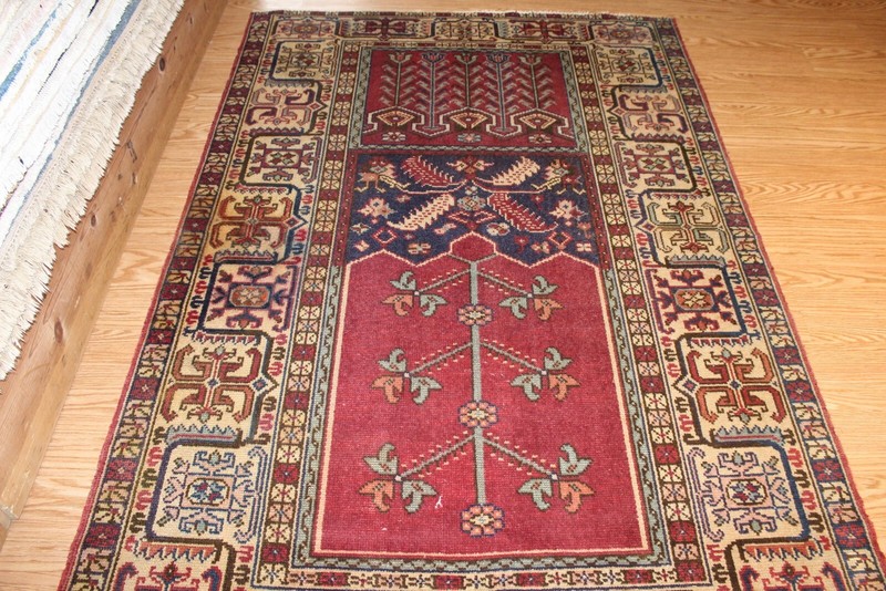 7 x 5 ft. Vintage Turkish Rug 100% Natural Wool Matches Caucasian Kazak Rugs gallery