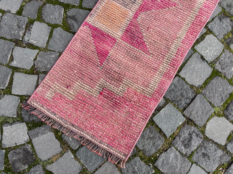 Runner rugs, Runner rug, Handmade, Turkish rug, Vintage, Wool rug | 1,4 x 10,2ft gallery