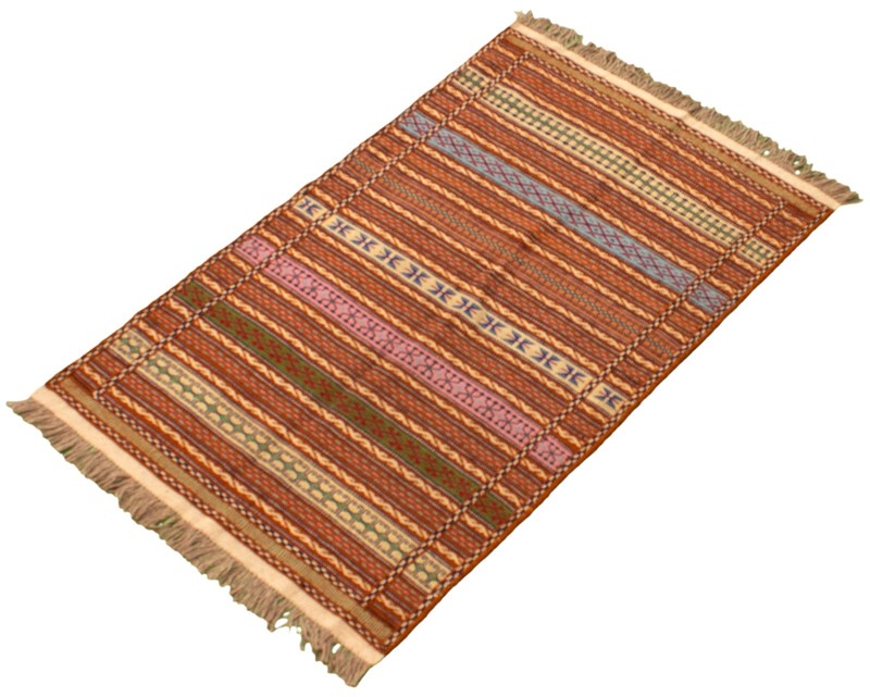 Vintage 3'2" x 5'2" Traditional Wool Hand Woven Oriental Area Rug gallery