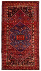Vintage 4’6″ x 8’6″ Traditional Hand Knotted Vegetable Dye Wool Area Rug