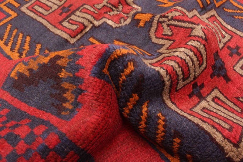 Vintage 3'7" x 6'0" Traditional Hand Knotted Vegetable Dye Wool Area Rug gallery