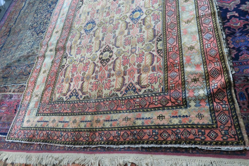 Vintage Kurdish Long Area Rug Wool Hand Knotted 5'10 x 16'3 Shabby Distressed gallery