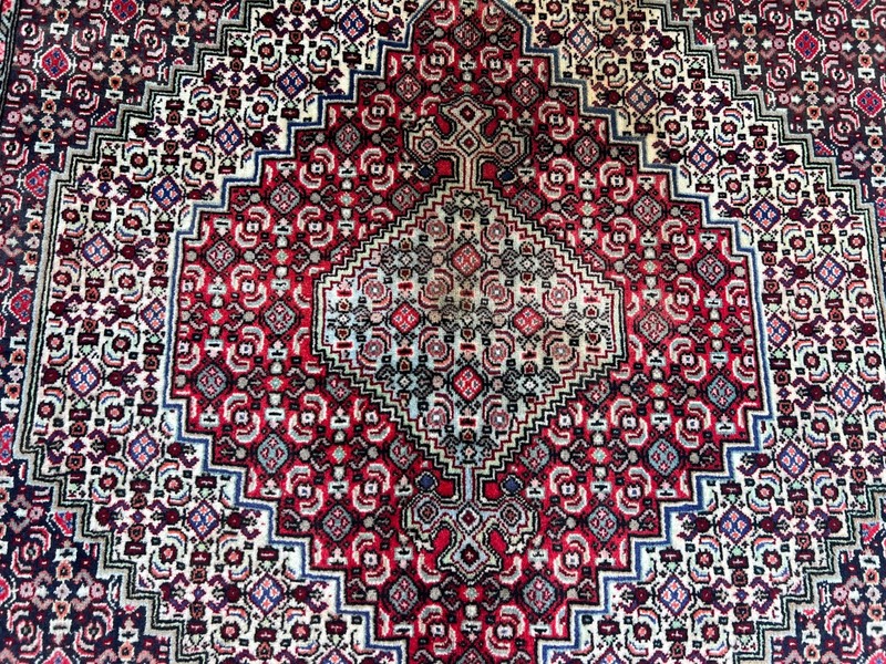 4'1 x 5' Antique Turkish Hand Knotted Wool Tribal Medallion Nomadic Art Area Rug gallery