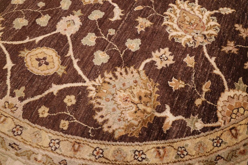 Vintage 10'0" x 10'4" Traditional Hand Knotted Vegetable Dye Wool Area Rug gallery