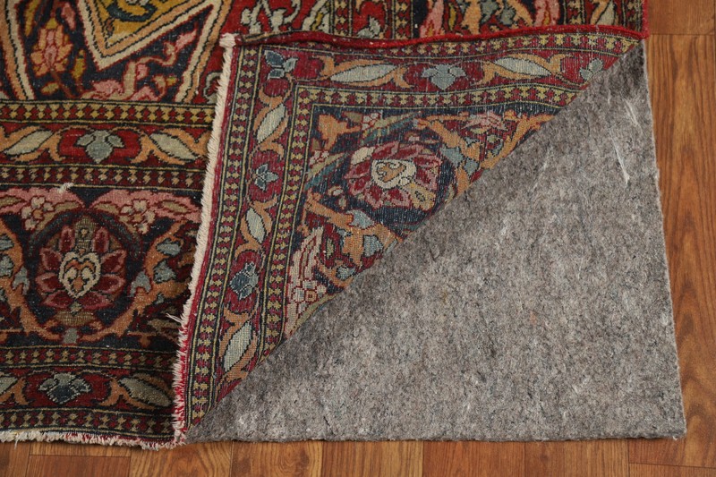 Pre-1900 Antique Kirman Ravar Vegetable Dye Wool Hand-made Rug Area Carpet 4x7 gallery