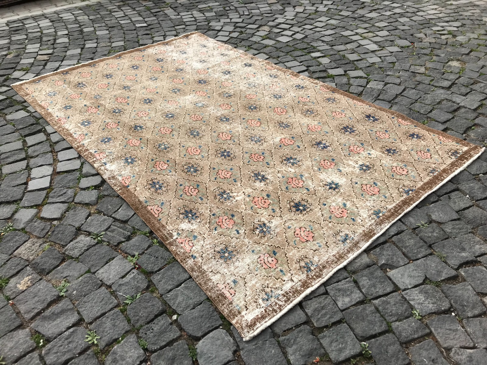 Handmade Rug Turkish Area Rug Vintage Rug Oushak Rug Antique Rug Bohemian Rug gallery