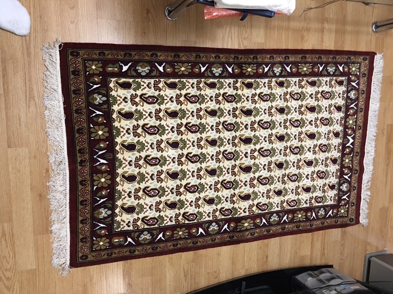 100% Hand Made Wool Rug With A Touch Of Silk gallery