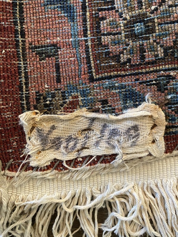 1930-40’s Antique Floral Knotted Rug gallery