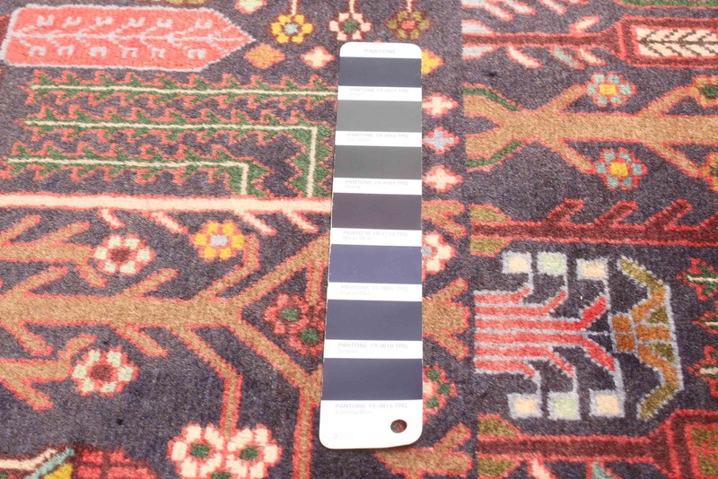Vintage Hand-knotted Runner Rug 3'4" x 7'10" Traditional Oriental Wool Carpet gallery