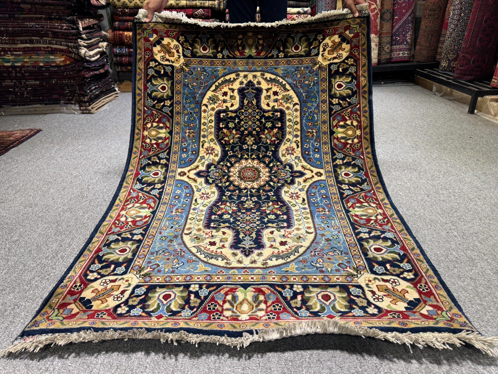 Fine Hand Knotted Turkmen Bokhara Rug 3x5 Vintage Persian Style Afghan Wool Rug gallery