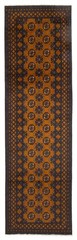 Vintage Hand-knotted Runner Rug 2’7″ x 9’4″ Traditional Oriental Wool Carpet
