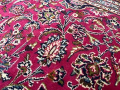 8×10 VINTAGE ORIENTAL RUG PURPLE PINK NAVY ANTIQUE handwoven colorful 8×11 9×12
