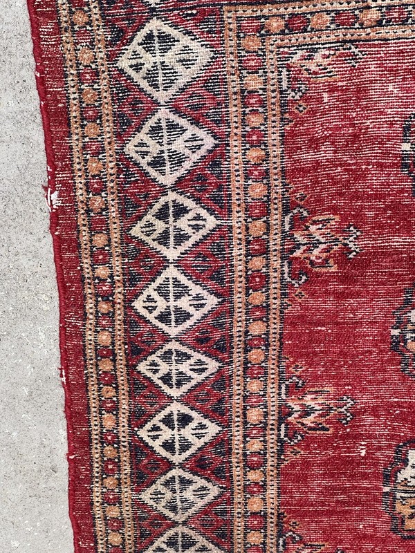 Antique Oriental Hand knotted Rug 4’3” X 2’7” Lovely gallery
