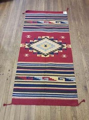 Handwoven Southwest Design Acrylic Rug; 32″x64″
