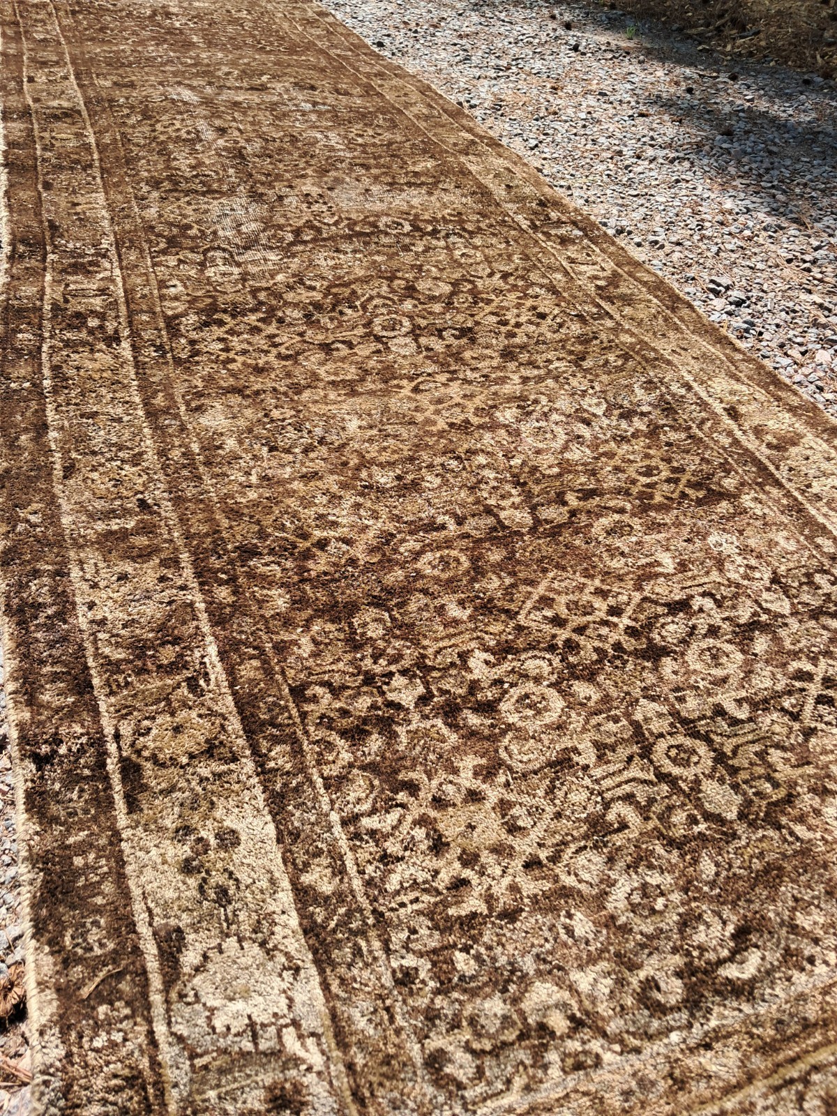 Authentic Hand knotted Old Malayer Runner Rug Carpet gallery