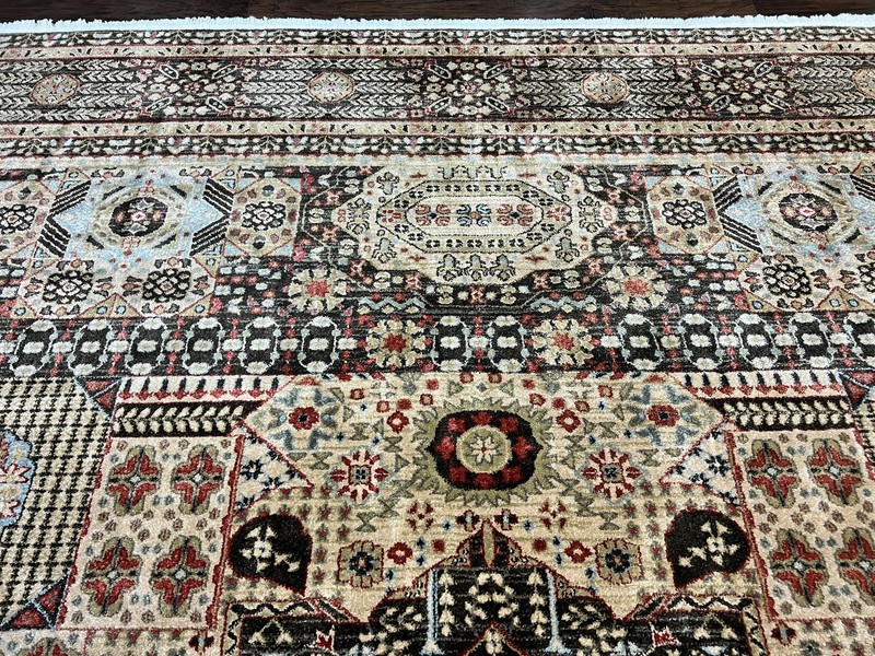 Room Sized Oriental Rug 10x11 Power Loomed Carpet Tan Brown gallery