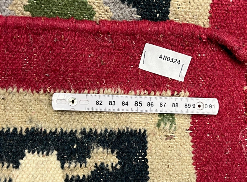 Antique Anatolian Kilim Flatweave Rug 6'9" x 4'7", Turkish Handwoven gallery