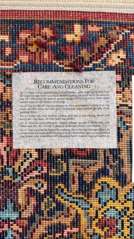 11.5x16 Karastan Multicolor Panel Kirman Rug #717, Palace Size Wool 700 Series gallery