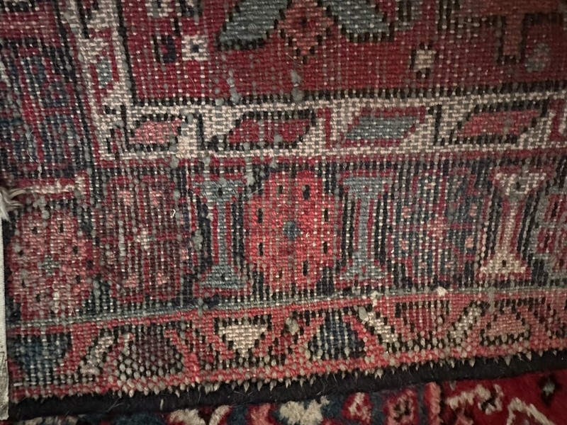 Geometric Persiaan Tribal Karadja Oriental Rug 55” X 43” Herriz gallery