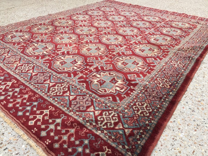 Turkish Vintage double sided Rug vegetable dye 175x132cm Persian Tribal boho old gallery