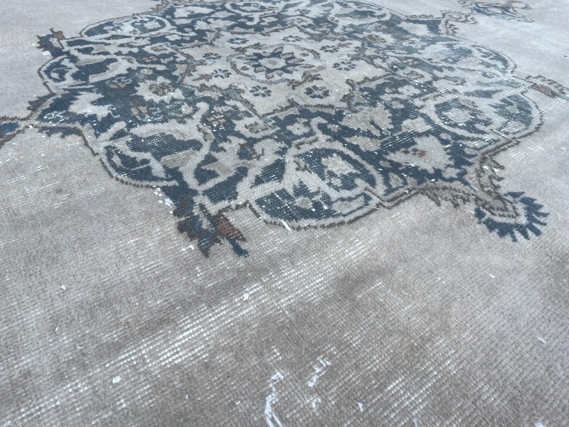 Turkish Vintage Rug, Handmade Wool Rug, Bohemian Large Rug, 4,9 x 8,4 ft gallery