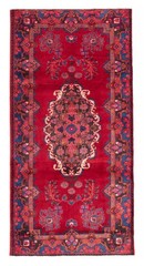 Vintage Hand-Knotted Area Rug 4’11” x 9’10” Traditional Wool Carpet