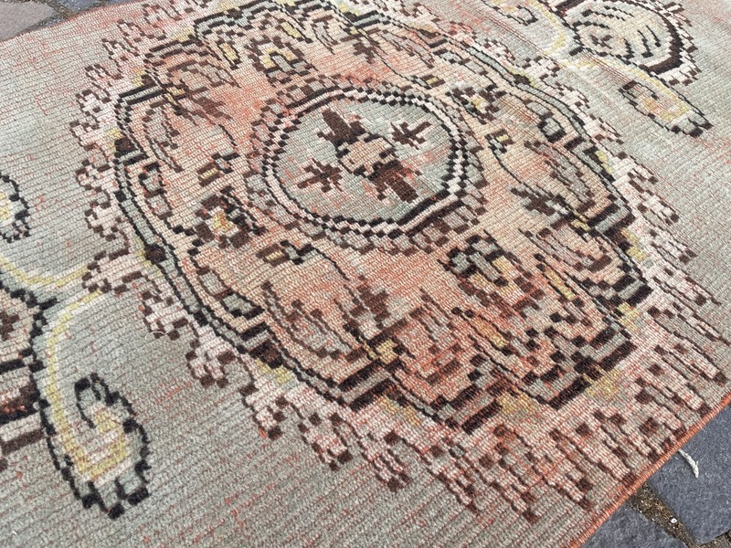 Turkish Vintage Rug Handmade Wool Rug Bohemian Runner Rug Home Rug 2,5 x 6,7 ft gallery