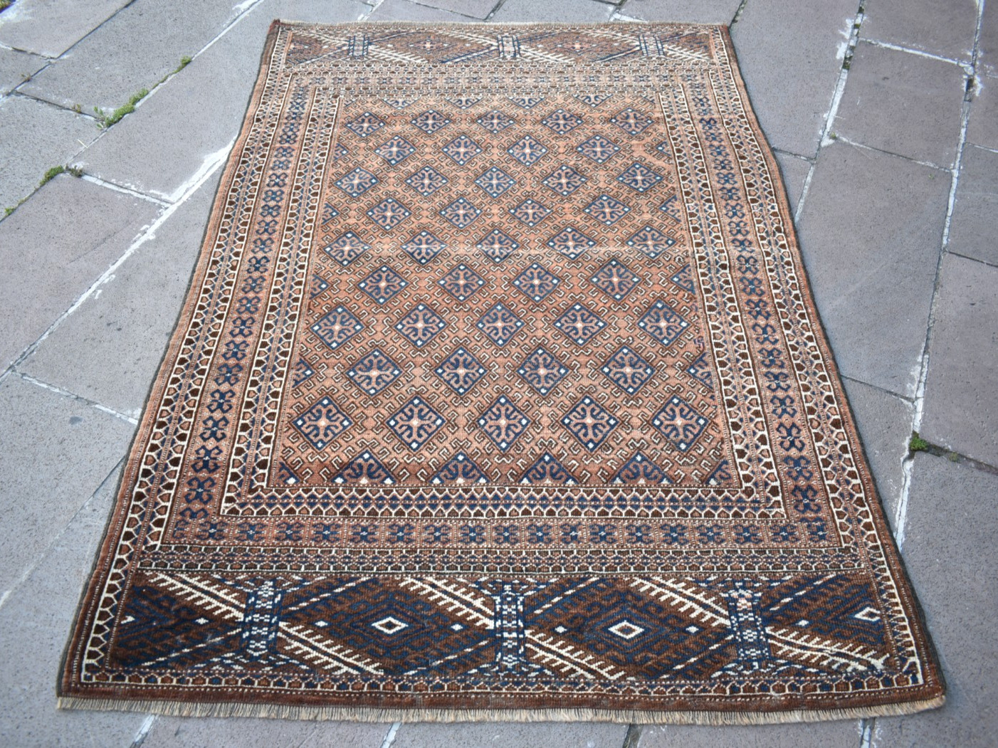 Antique Tribal Ensi Rug 49'' x 71'' Collector Item Ensi Rug Natural Dye Wool Rug gallery