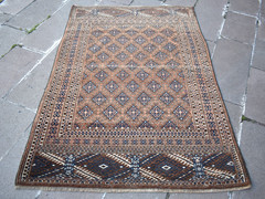 Antique Tribal Ensi Rug 49” x 71” Collector Item Ensi Rug Natural Dye Wool Rug