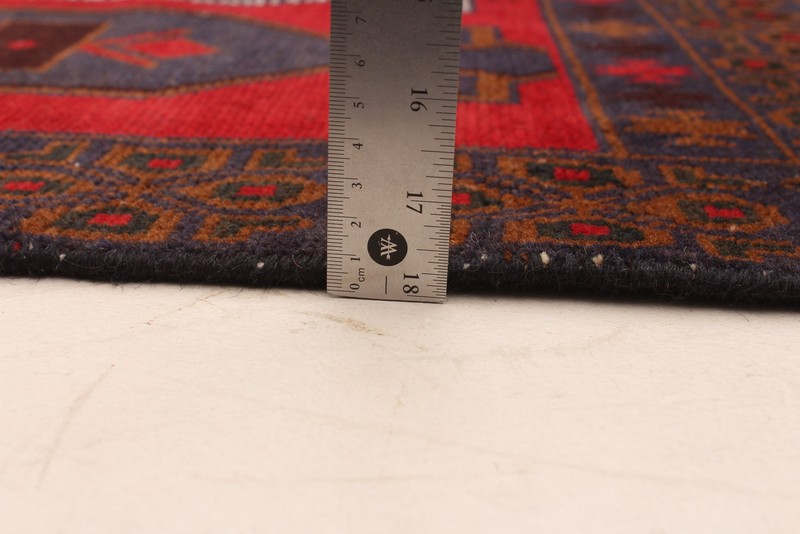 Vintage 3'7" x 6'3" Traditional Hand Knotted Vegetable Dye Wool Area Rug gallery