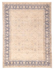 Vintage Traditional Hand-Knotted Area Rug 9’7″ x 12’9″ Oriental Wool Carpet